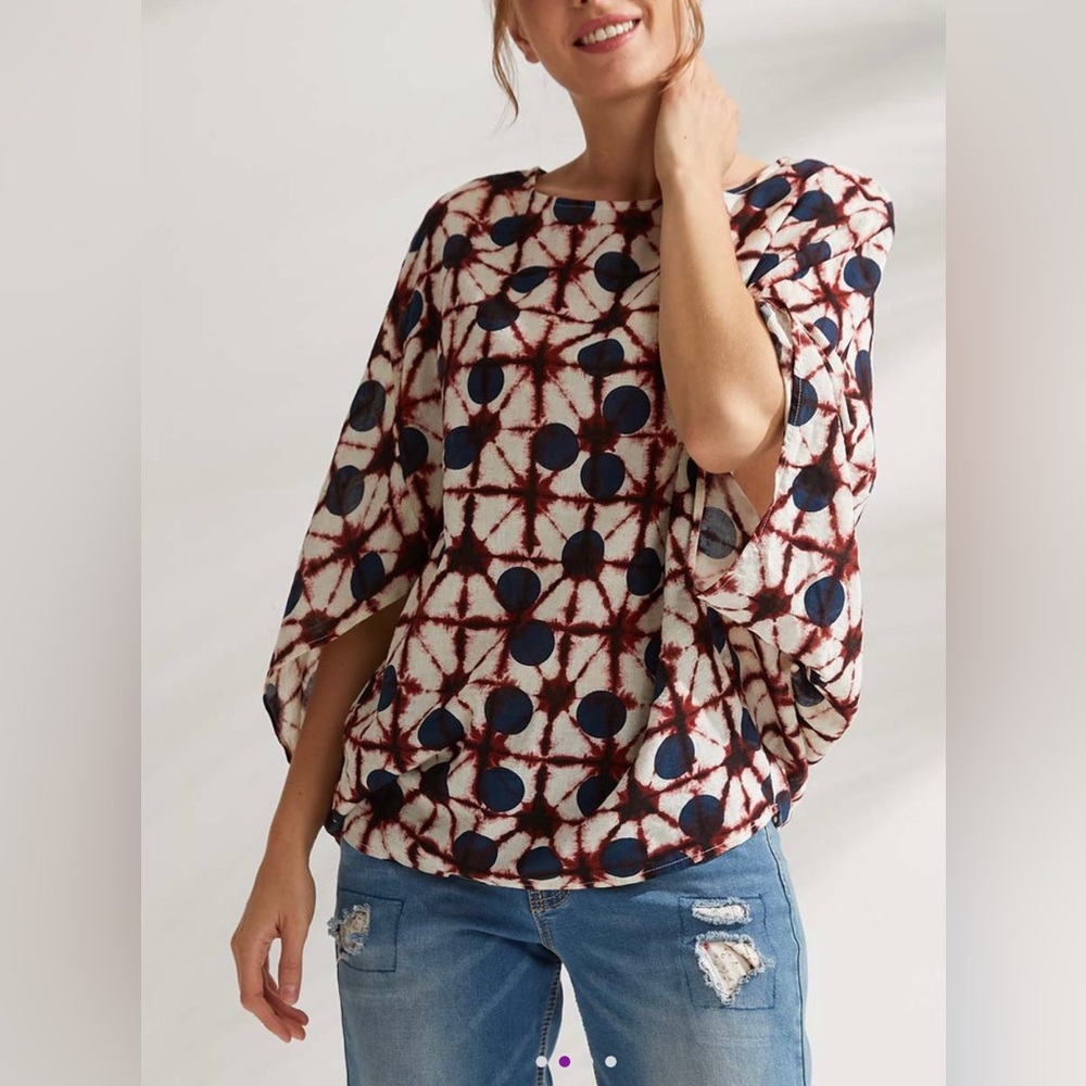 Simple Suzanne Betro Tie Dye Dolman Tunic